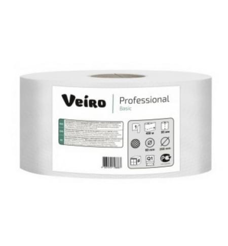 Туалетная бумага в средних рулонах Veiro Professional Lite, 2 слоя, 142,5 м (9,5*12,5, 1140 листов)