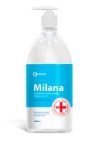 Жидкое мыло "Milana антибактериальное" с дозатором (флакон 1000 мл) 
