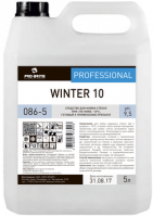 Средство для мойки стёкол при температурах не ниже -10°С, готовый к применению препарат Winter 10